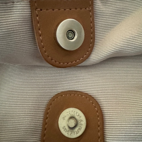 ****LOW PRICE****Talbots paper straw bag - orange and tan stripe! Super CUTE! - Picture 7 of 16